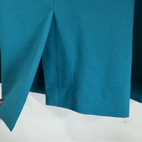 Talbots City Twill Open Front Blazer in Dark Teal. Size 10P Work Career Casual - Picture 6 of 15